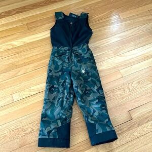 Kids size 6 Spyder snow bibs